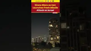 Iran-Israel War Video: Missiles Light Up Israeli Skies as Iran-Israel Conflict Enters Sixth Day