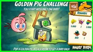Angry Birds 2 the Golden Pig Challeng 2025 with StellaFree gems #ab2 goldenPig Challenge