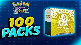 Opening 100x Pok&eacute;mon Brilliant Stars Booster Packs!
