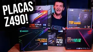 Z490: veja várias placas-mãe EXCELENTES para INTEL CORE de 10ª geração!