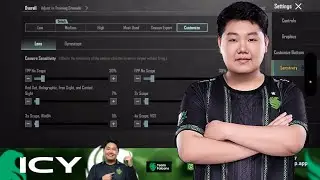FlcxICY | UPDATE 3.7 | SENSITIVITY & TPP, FPP | 5 FINGER CLAW | 2025 | BGMI/PUBG