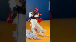 ASMR Building and posing Spider-Man Blokees model kit!
