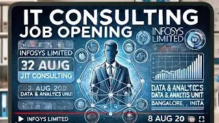 IT Consulting Job Opening at Infosys - Consultant Role | Apply Now!
