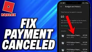 How To Fix Payment Canceled on Roblox (2025) - Easy Fix