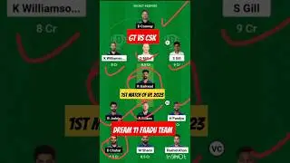 GT vs CSK Dream 11 prediction 2023 #shorts #youtubeshorts #ipl #csk #dream11  #ipl2023, #trending