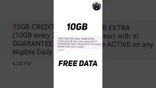 Vi Sim पर 10GB Free Data 😮 || जल्दी करो Claim #shorts #visim #10GB