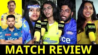 Csk vs Mi Public Review Tamil | CSK vs MI Match Review | Mi vs CSK