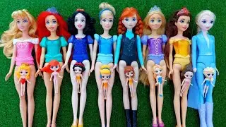 Elsa Doll Dress Transformation ~ DIY Miniature Ideas for Barbie~ Wig, Dress, Faceup, and More! Dolls