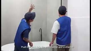 1010 series shower door intallation video