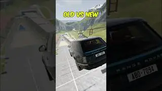 😱Old Vs new RangeRover! Who wins!? #fyp #crashdrive #sportscar #beamngdrive