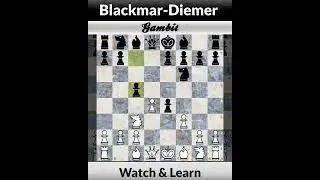 Blackmar Diemer Gambit Trap 6 | Chess Trap | Learn Chess Trap in 30 Seconds #shorts