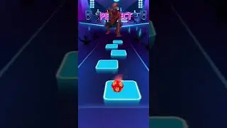 Tiles Hop Edm rush | Post Malone - Spiderman #shorts #spiderman #tileshop #music #viral