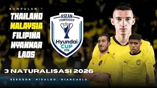 Bergson, Hidalgo & Giancarlo beraksi di Piala AFF Hyundai 2026 #harimaumalaya