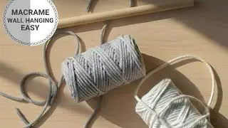 Macrame - DIY Easy Macrame Wall Hanging for Beginners | Step-by-Step Tutorial