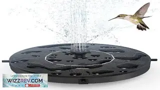 Solar Fountain Floating Solar Powered Water Fountain Pump for Bird Bath Garden Review