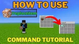 How to use Replaceitem Commands Correctly on Minecraft Bedrock