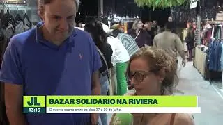 Bazar solid&aacute;rio em Riviera de S&atilde;o Louren&ccedil;o: o evento ocorre entre os dias 27 e 30 de julho | JL