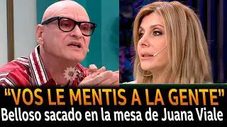 BELLOSO le cantó la verdad en la cara a periodista fan de MILEI en la mesa de JUANA VIALE