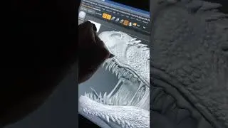 Немножко процесса в ZBrush #zbrush #art #арт #рисование #диджиталарт #творчество #artist #drawing