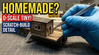 This Homemade O Scale Turntable Is Insanely Detailed!