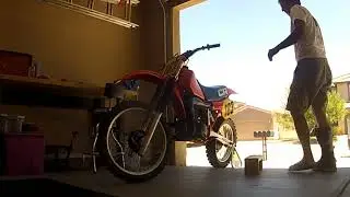 2018 05 10 First start of 1983 CR480R
