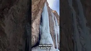 Khor Frozen Waterfall ❄️ | Ice Climbing Paradise in Alborz, Iran