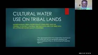 NWQMC JEDI Webinar Series: Cultural and Traditional Water Uses