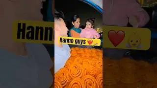 Car Full of Jalebi 😱 Cute Baby Girl Can&rsquo;t Stop Smiling #shorts #viral #foodexperiment #cute #food