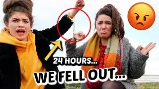 24 HOURS HANDCUFFED to my OLDER SISTER! *we fell out* | Jessie B & Melanie Murphy