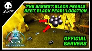 The Easiest BLACK PEARLS Location - Easy BLACK PEARL Farming In Valguero | ARK: Survival Ascended