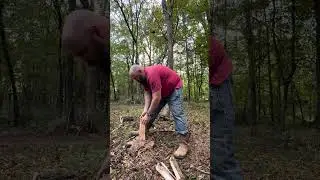 Human powered wood splitter