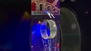 wheel of death for A REASON 🗣️ #MadAppleLV | Cirque du Soleil