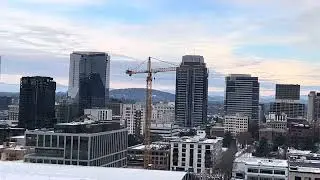 Portland, Oregon Downtown Skyline 2024