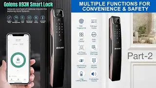 Golens X93N Smart Door Lock PART-2 | Golens X93N World's Most Advance Smart Lock