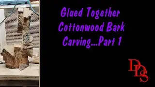 Town Merchant House Cottonwood Bark Carving...Part 1
