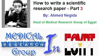How to write a scientific research paper - part 3