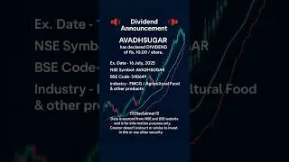 #finance #dividend #nse #bse