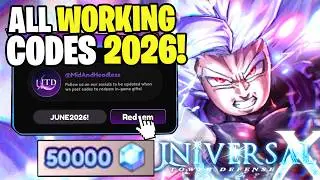 *NEW* ALL WORKING CODES FOR UNIVERSAL TOWER DEFENSE X 2026! ROBLOX UNIVERSAL TOWER DEFENSE X CODES