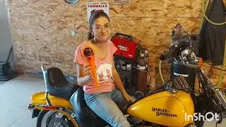 Замена масла на Harley Davidson FXSTC custom softail с 3 отверстиями 09