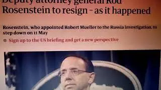 Dual Citizenship Holder Deputy Attorney General Rod Rosentein To Resign