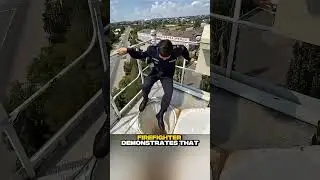 🔥 Турецкий пожарный продемонстрировал гениальный трюк по эвакуации во время пожара в высотном зда...