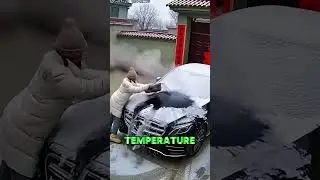Incorrect methods for removing ice from the car