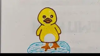 How to Draw a Duckling #youtube #drawing #duckling 