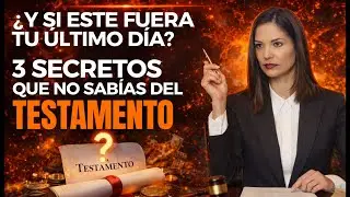 ¿Y Si Este Fuera Tu Último Día? 😑 3 Secretos Que No Sabías Del Testamento