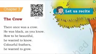 The Crow | English Poem| Recitation word to word | Class 2 | Mridang | Ncert