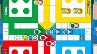 4 खिलाड़ियों में लूडो गेमप्ले | Ludo king game in 4 players | Ludo gameplay #150