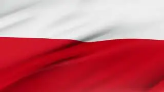 poland flag waving free video