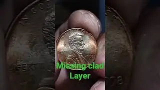 1998 LINCOLN CENT MISSING CLAD LAYER ERROR#shortvideo