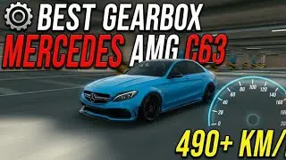 Mercedes AMG c63 490+🔥 TOP SPEED GEARBOX #CarParkingMultiplayer #shorts #share