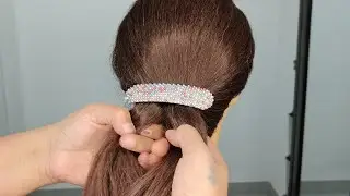 Low Juda Bun Hairstyle For Long Hairs ✨